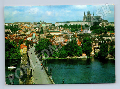Pohlednice Praha Hradčany Karlův most 1960 (M22481)