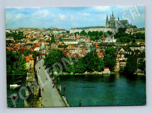 Pohlednice Praha Hradčany Karlův most 1960 (M22481)