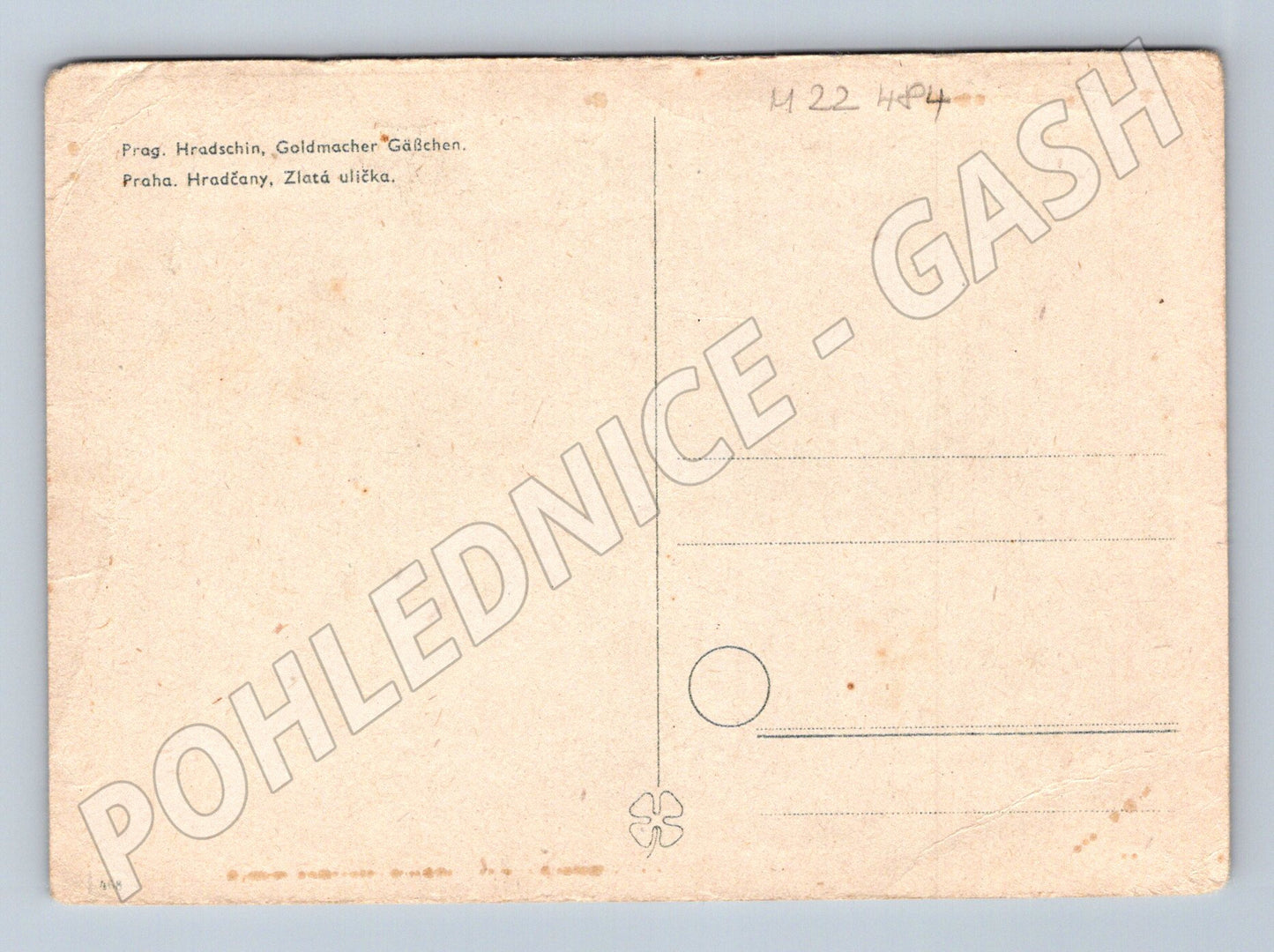 Pohlednice Praha Hradčany Zlatá ulička 1933 (M22484)