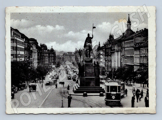 Pohlednice Praha Václavské náměstí 1935 (M22495)