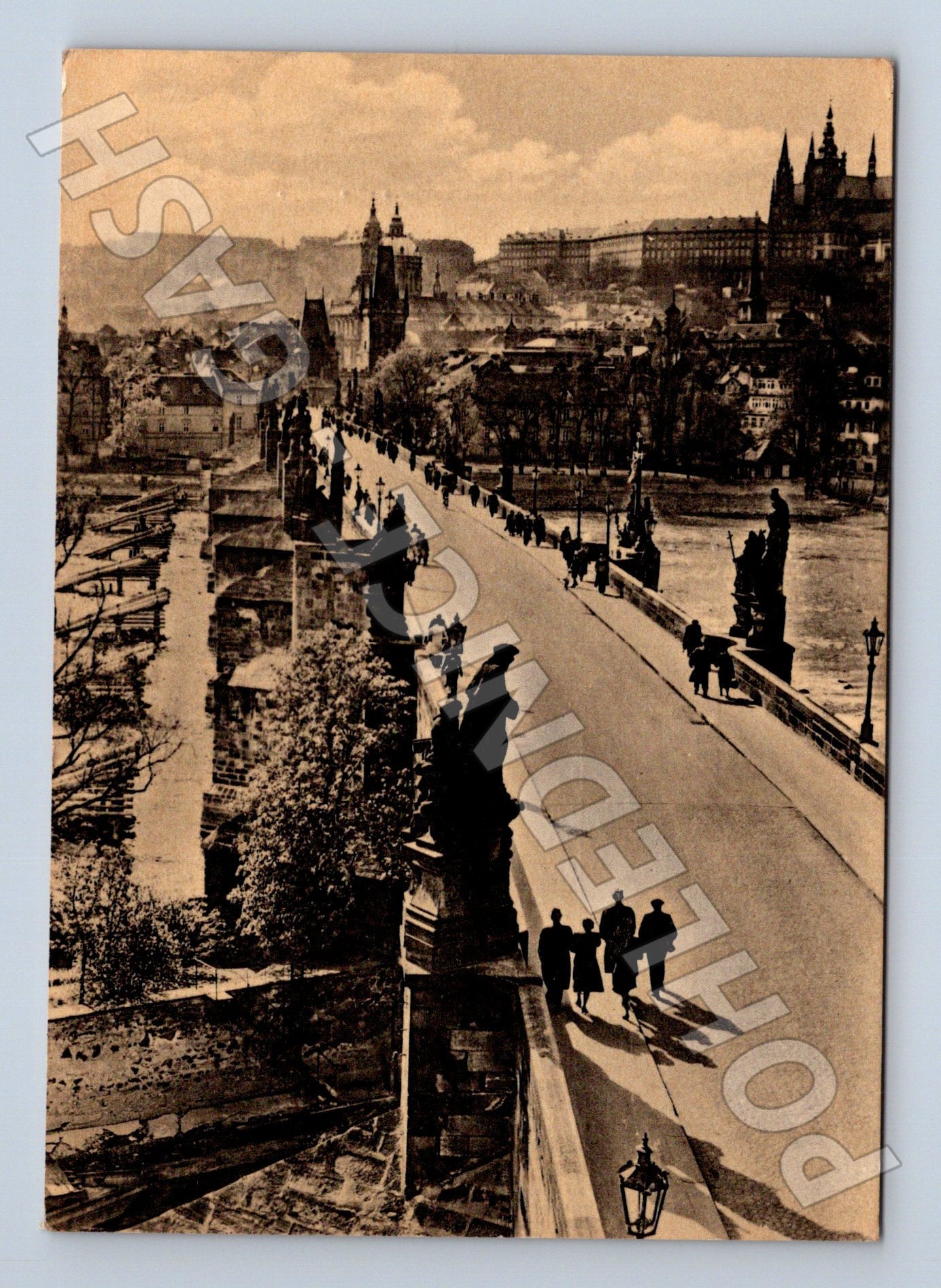 Pohlednice Praha Karlův most 1957 (M22497)