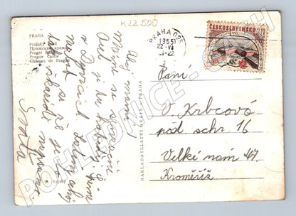 Pohlednice Praha Hrad most tramvaj 1965 (M22500)