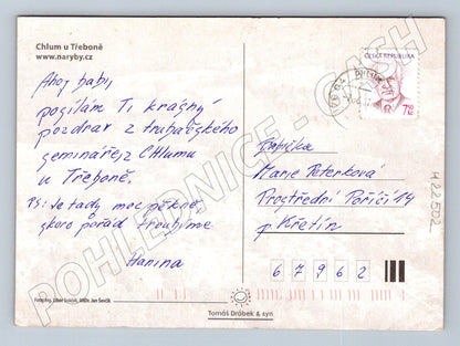 Pohlednice Chlum u Třeboně 1997 (M22502)