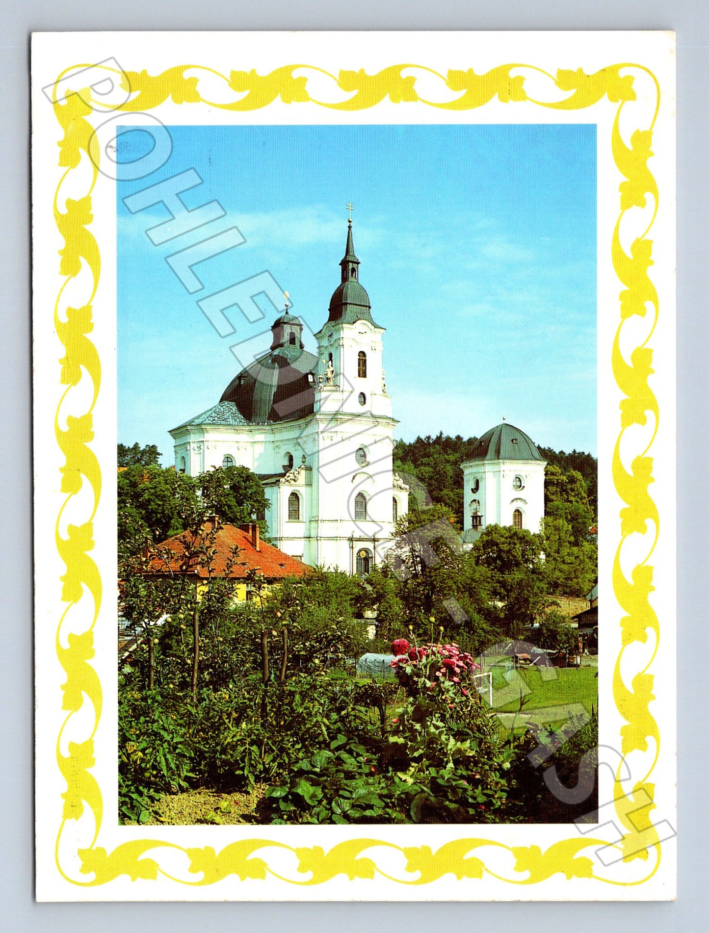Pohlednice Křtiny u Brna kostel Jména Panny Marie (M22503)
