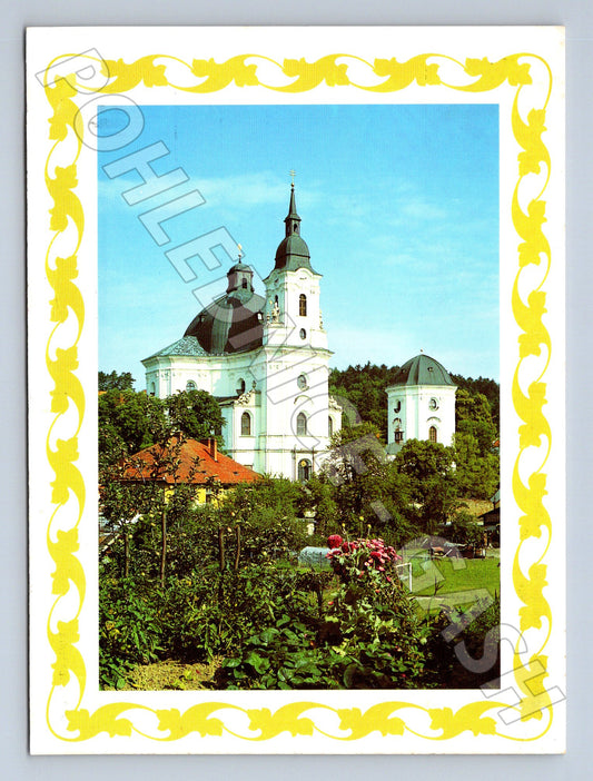 Pohlednice Křtiny u Brna kostel Jména Panny Marie (M22503)