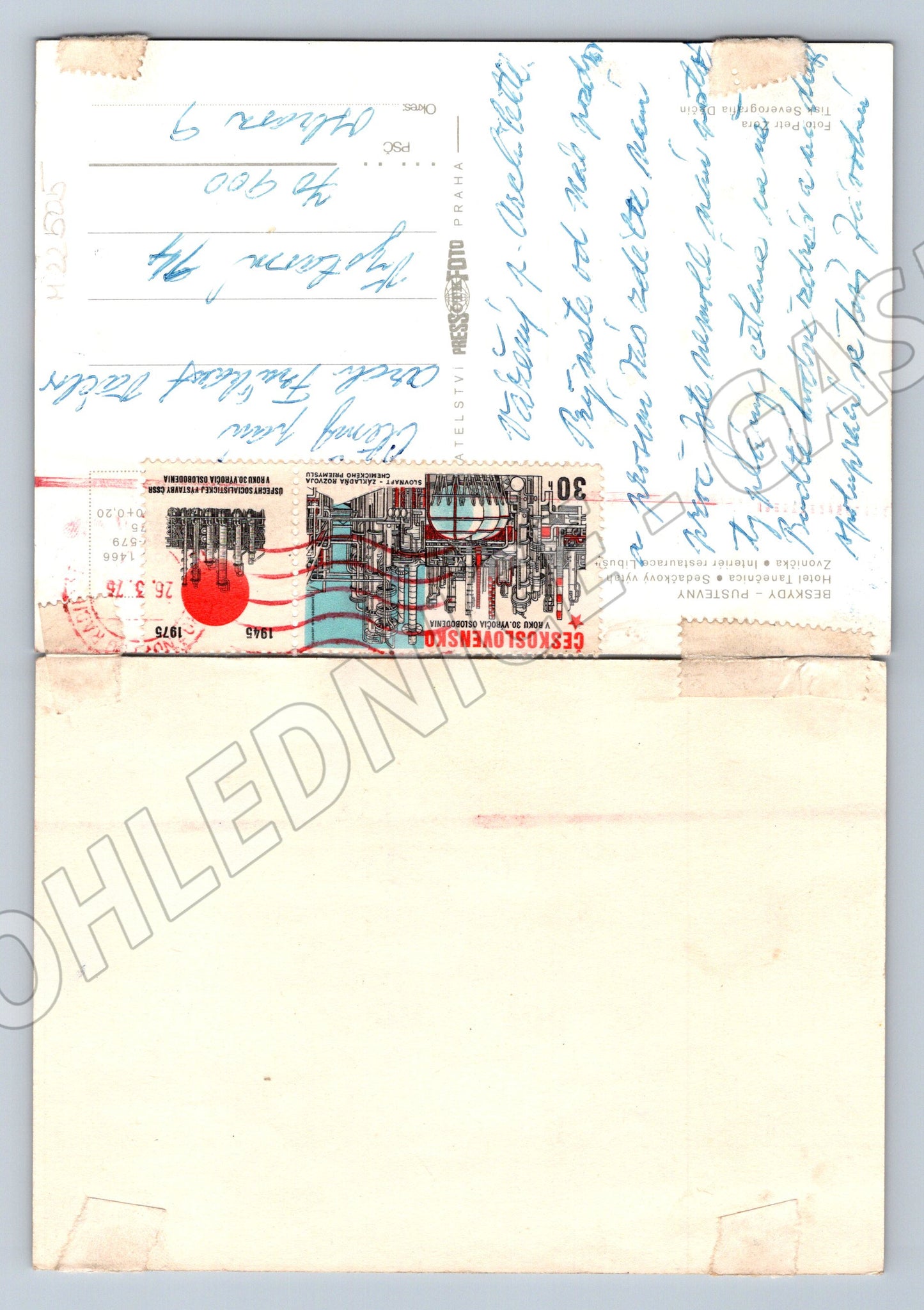 Pohlednice Pustevny hotel lanovka 1975 (M22505)