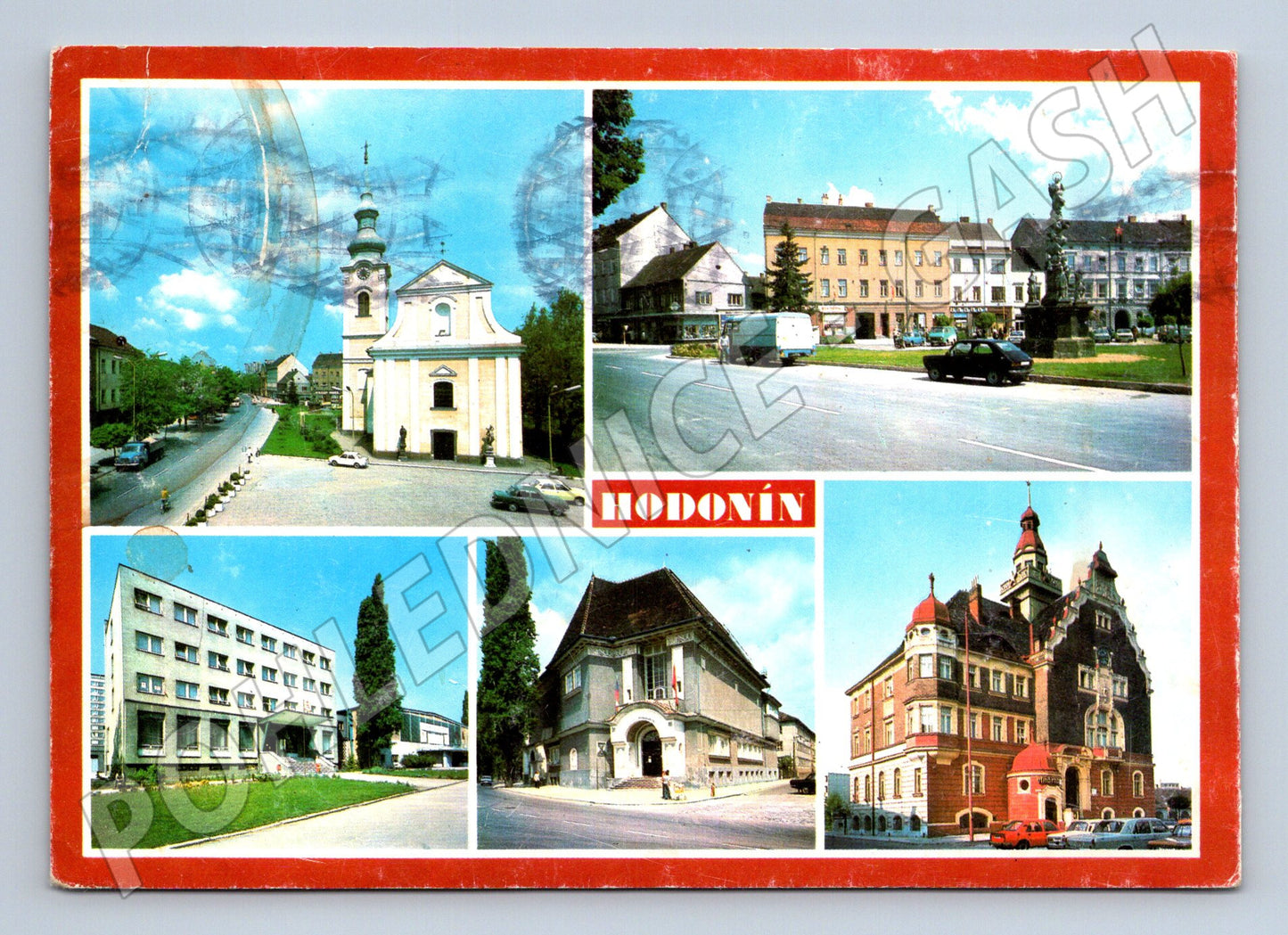 Pohlednice Hodonín různé pohledy 1969 (M22520)