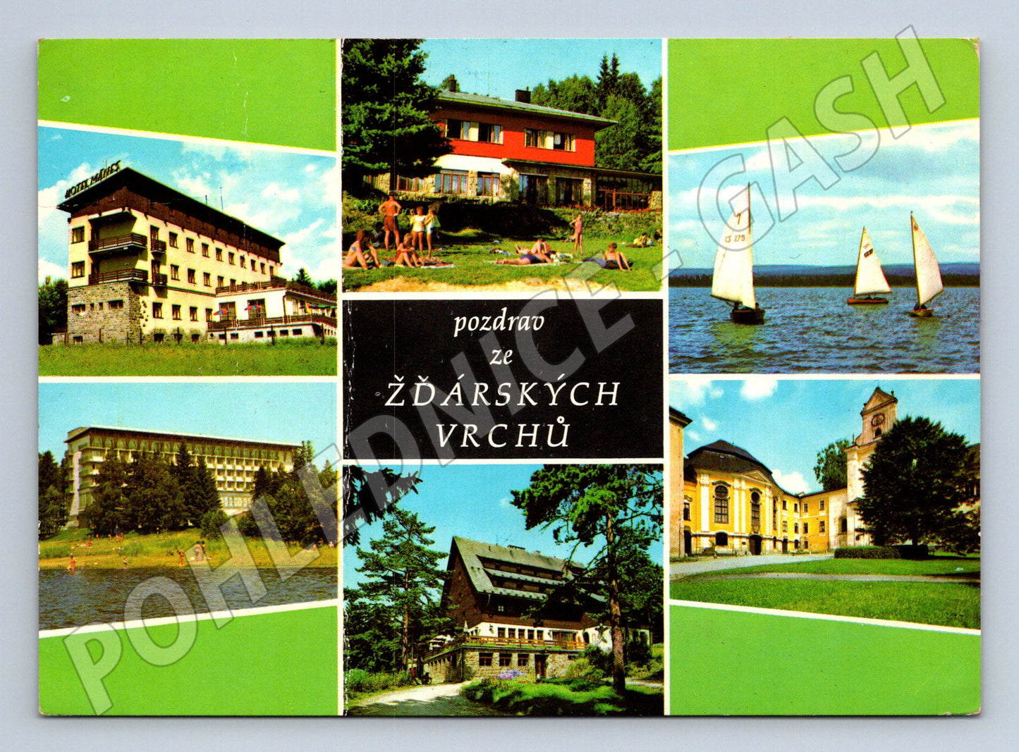Pohlednice Žďárské vrchy hotely zámek (M22523)