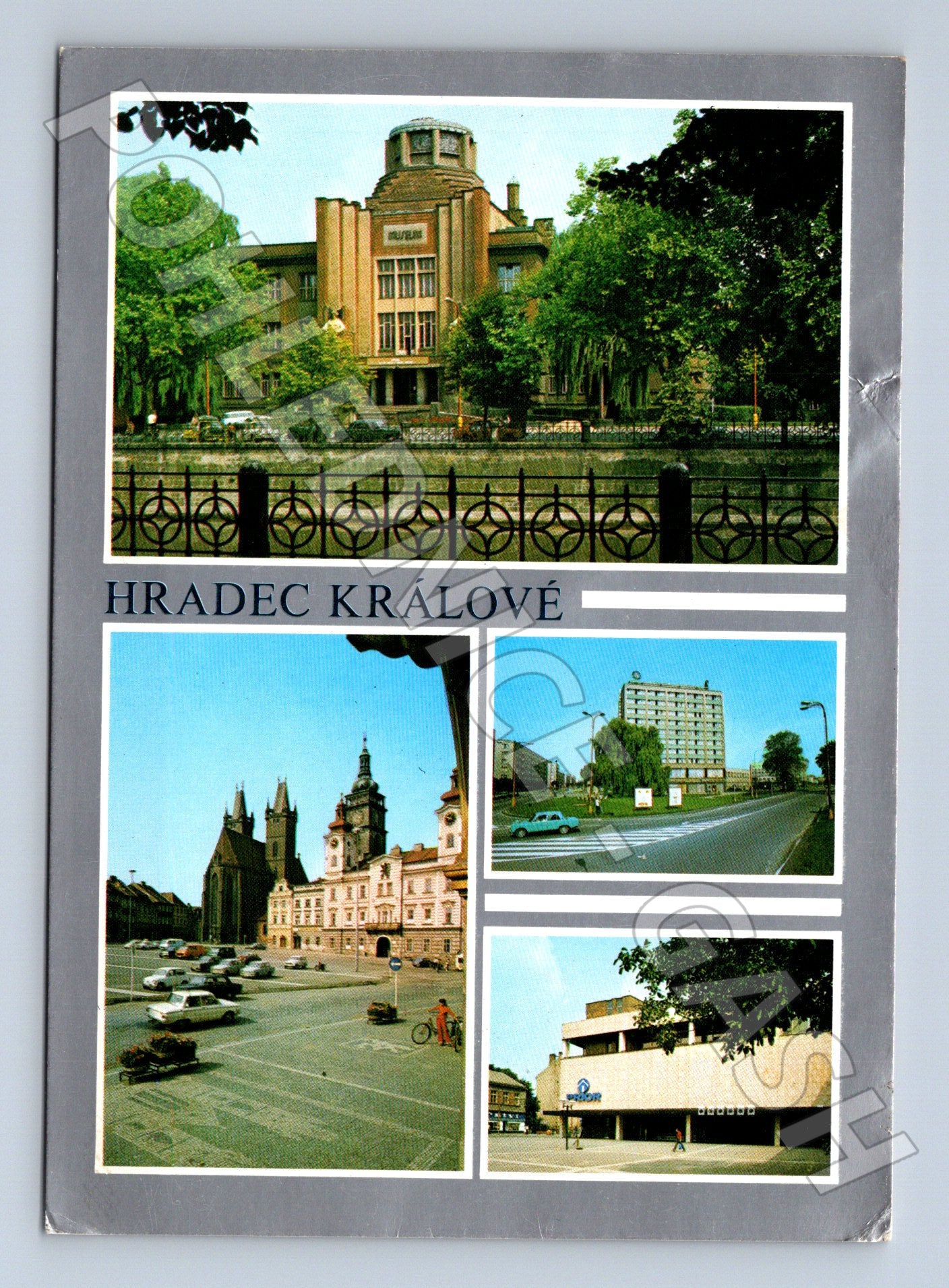 Pohlednice Hradec Králové různé pohledy (M22528)