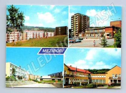 Pohlednice Meziboří městské stavby (M22529)