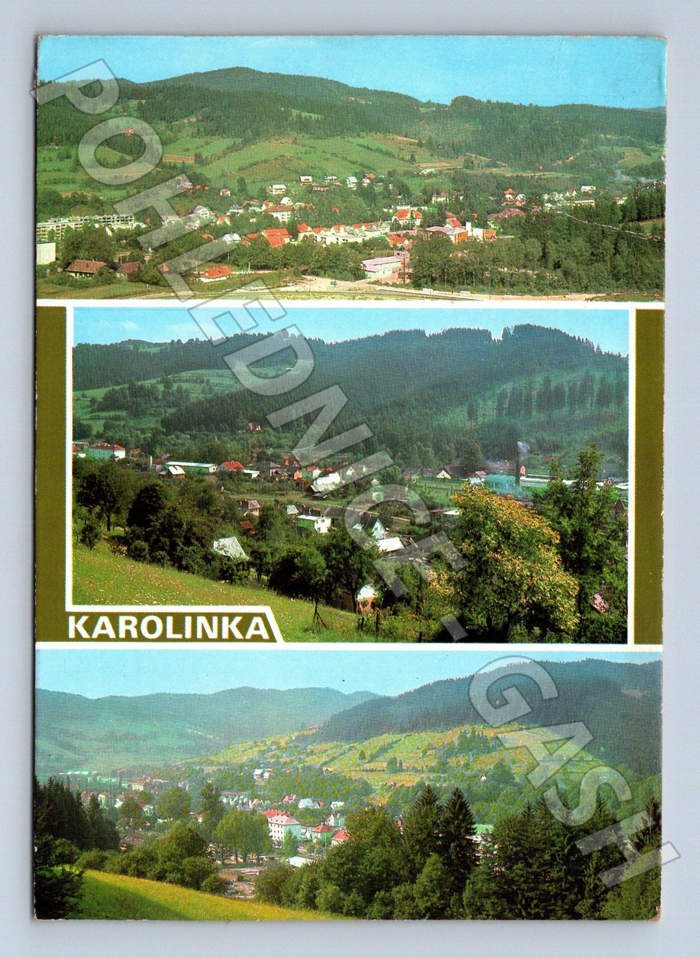 Pohlednice Karolinka na Valašsku krajina 1984 (M22544)