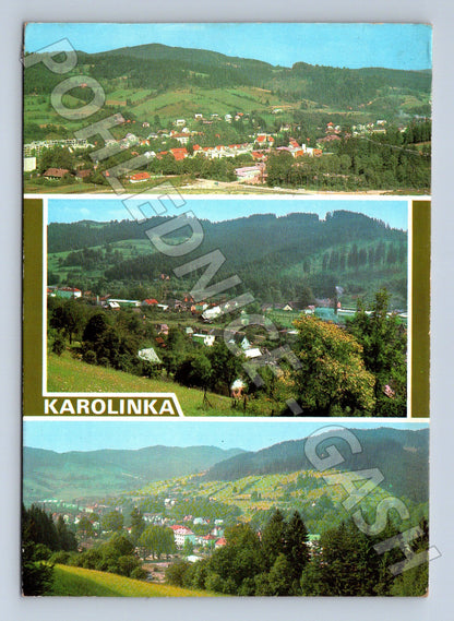 Pohlednice Karolinka na Valašsku krajina 1984 (M22544)