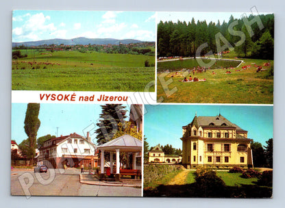 Pohlednice Vysoké nad Jizerou koláž 1977 (M22545)