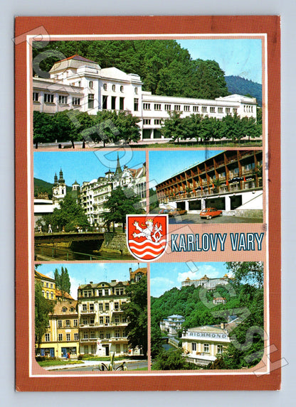 Pohlednice Karlovy Vary různé pohledy 1974 (M22546)