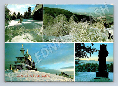 Pohlednice Radhošť zimní motiv (M22548)