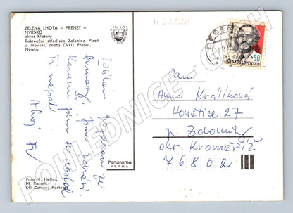 Pohlednice Zelená Lhota Prenet Nýrsko (M22551)