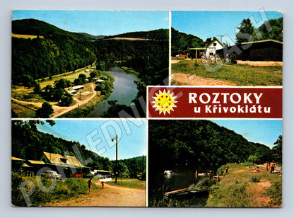 Pohlednice Roztoky u Křivoklátu rekreační středisko 1971 (M22557)