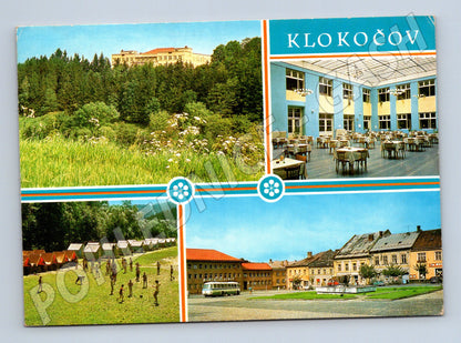 Pohlednice Klokočov multi-pohledy 1983 (M22559)