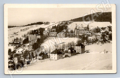 Pohlednice Lázně Jeseník zimní panorama (M2256)
