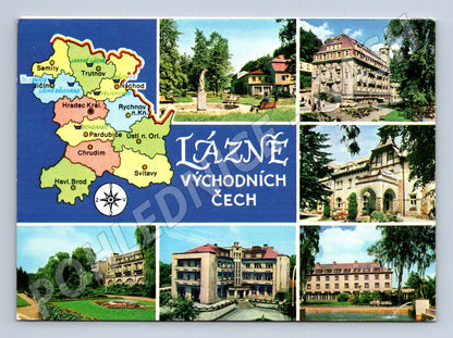 Pohlednice Lázně Východních Čech soubor (M22569)