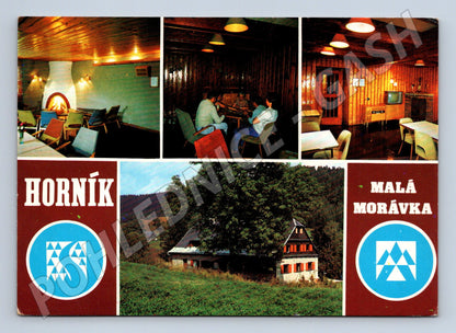 Pohlednice Malá Morávka rekreační středisko Horník 1984 (M22571)