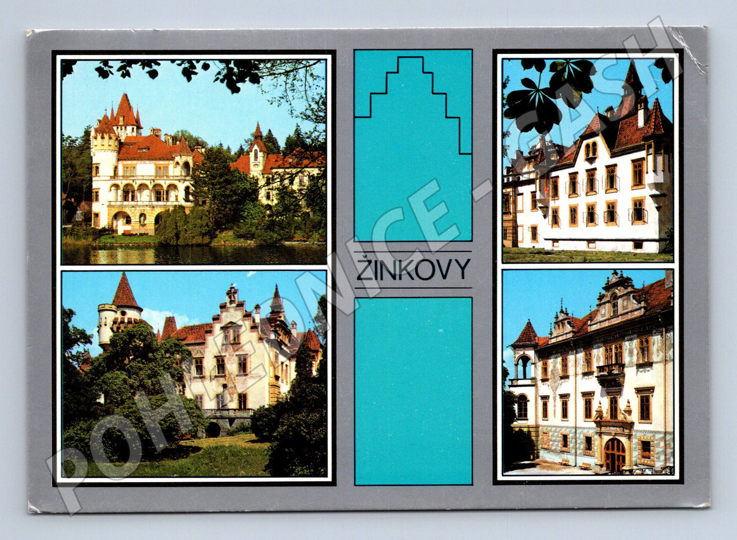 Pohlednice Žinkovy zámek 1984 (M22580)
