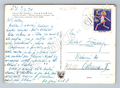 Pohlednice Lipnice nad Sázavou více pohledů 1974 (M22587)