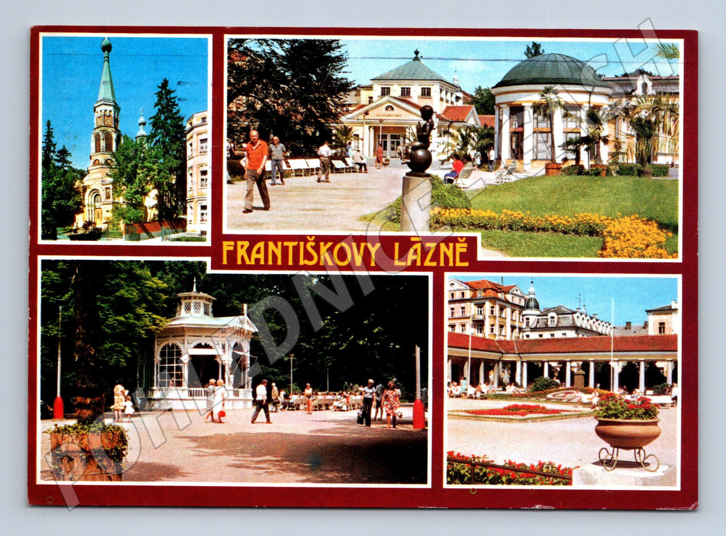 Pohlednice Františkovy Lázně různé pohledy 1979 (M22588)