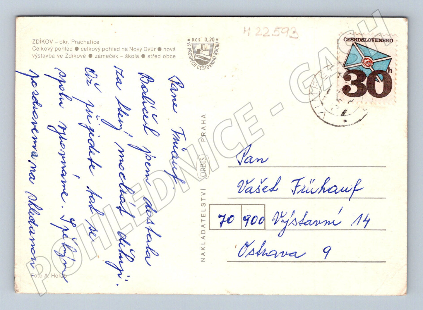 Pohlednice Zďíkov více záběrů (M22593)