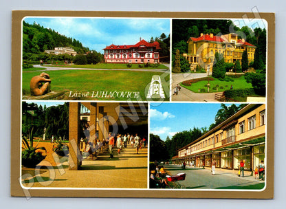 Pohlednice Luhačovice lázeňský park 1983 (M22595)