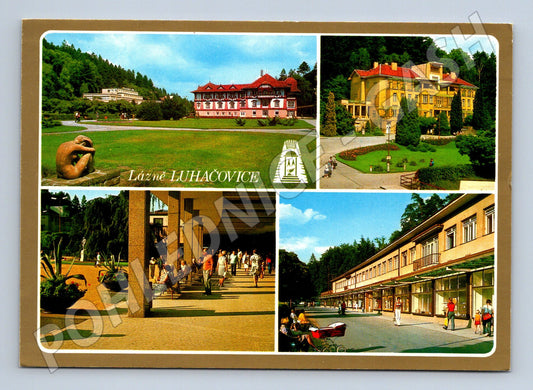 Pohlednice Luhačovice lázeňský park 1983 (M22595)