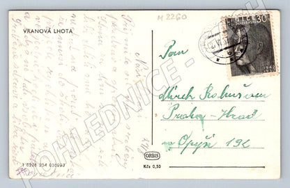 Pohlednice Vranová Lhota raz (M2260)
