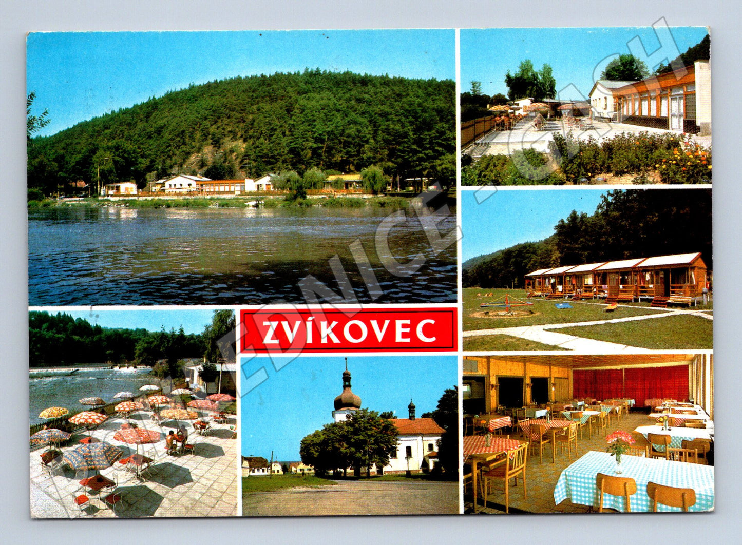 Pohlednice Zvíkovec Rokycany různé scény (M22600)