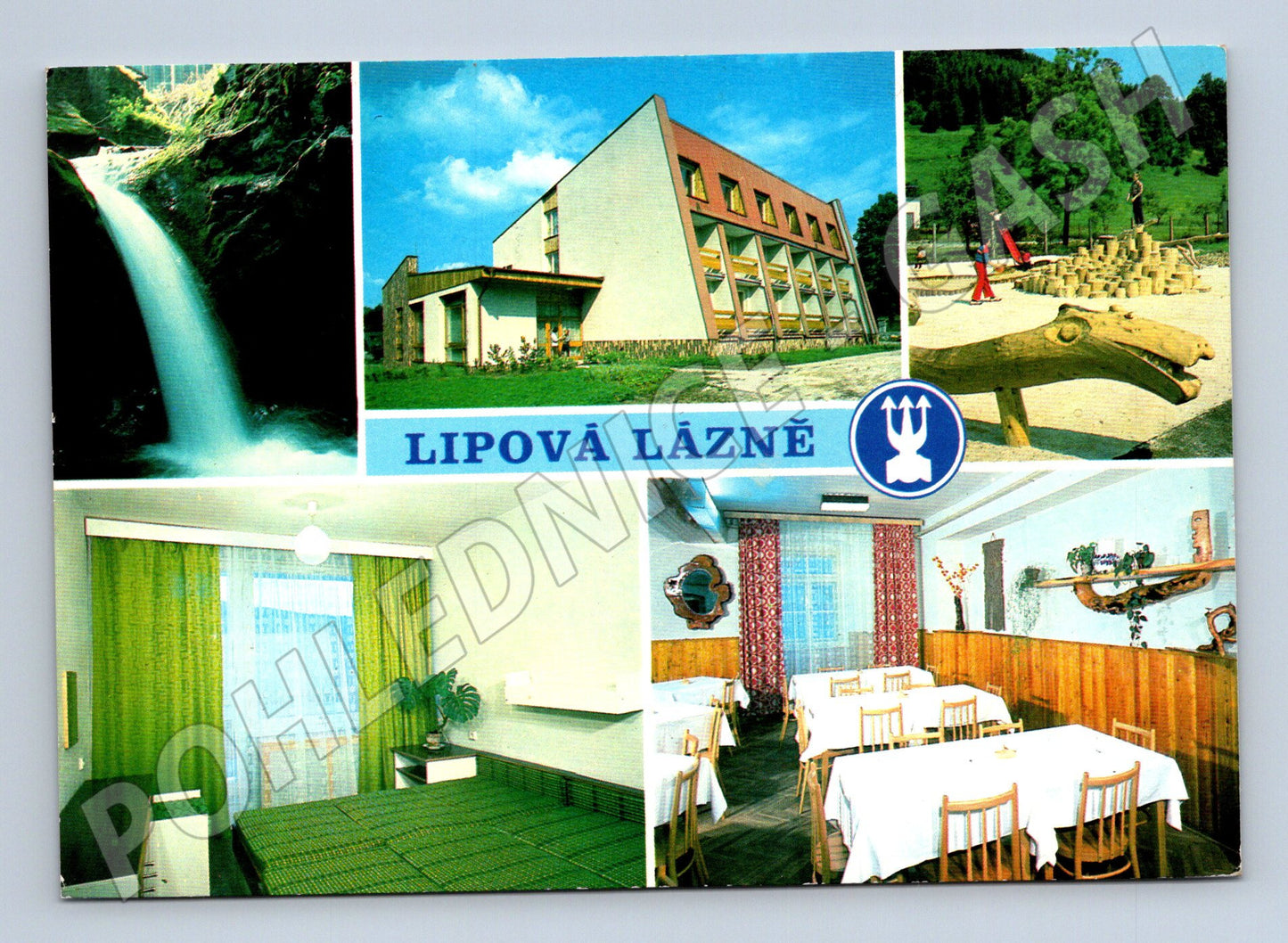 Pohlednice Lipová Lázně různé motivy 1980 (M22602)
