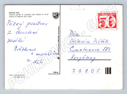 Pohlednice Karlovy Vary Celkový pohled (M22604)