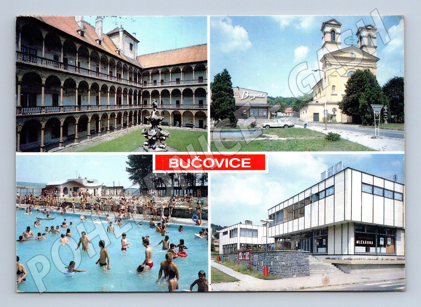 Pohlednice Bučovice více motivů 197x (M22605)