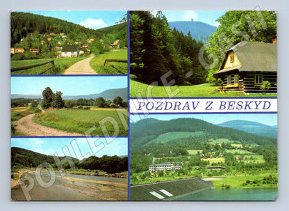 Pohlednice Beskydy různé motivy 1986 (M22613)