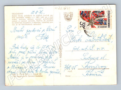 Pohlednice Velichovky lázně 1976 (M22621)