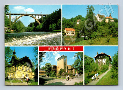 Pohlednice Bechyně různé pohledy (M22624)