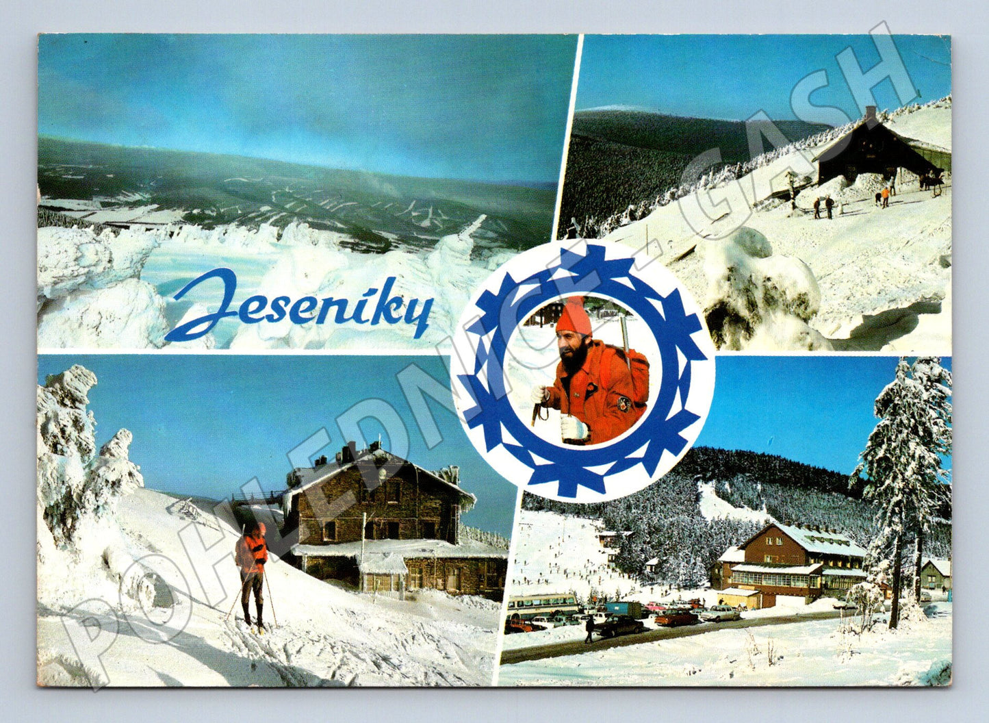 Pohlednice Jeseníky zimní motivy (M22627)