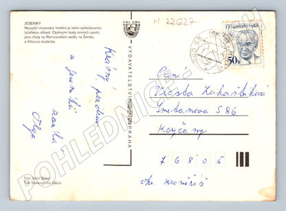 Pohlednice Jeseníky zimní motivy (M22627)