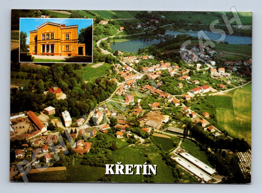 Pohlednice Křetín Dětská ozdravovna a přehrada 2014 (M22630)