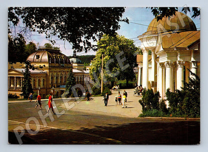 Pohlednice Mariánské Lázně Lázeňská čtvrť 1971 (M22631)