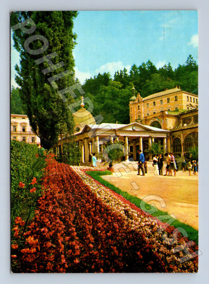 Pohlednice Mariánské Lázně Křížový pramen 1971 (M22638)