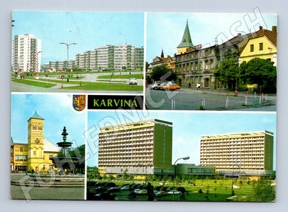 Pohlednice Karviná různé pohledy 1970 (M22639)