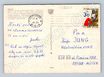 Pohlednice Olomouc různé motivy 1975 (M22641)