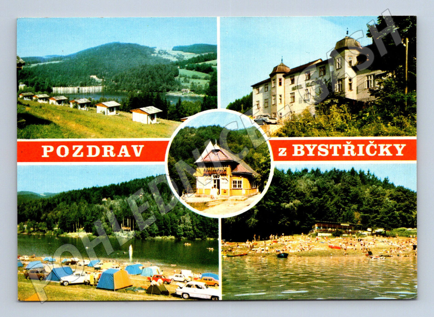 Pohlednice Bystřička multi-view 196x (M22648)