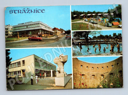 Pohlednice Stražnice více záběrů 1986 (M22655)