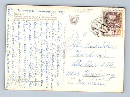 Pohlednice Stražnice více záběrů 1986 (M22655)