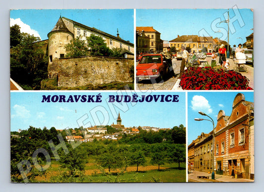 Pohlednice Moravské Budějovice vícepohledová 1989 (M22657)